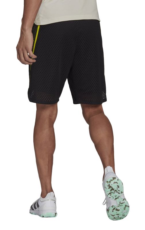 Adidas 2-in-1 Next Level Primeblue Shorts M - black/acid yellow