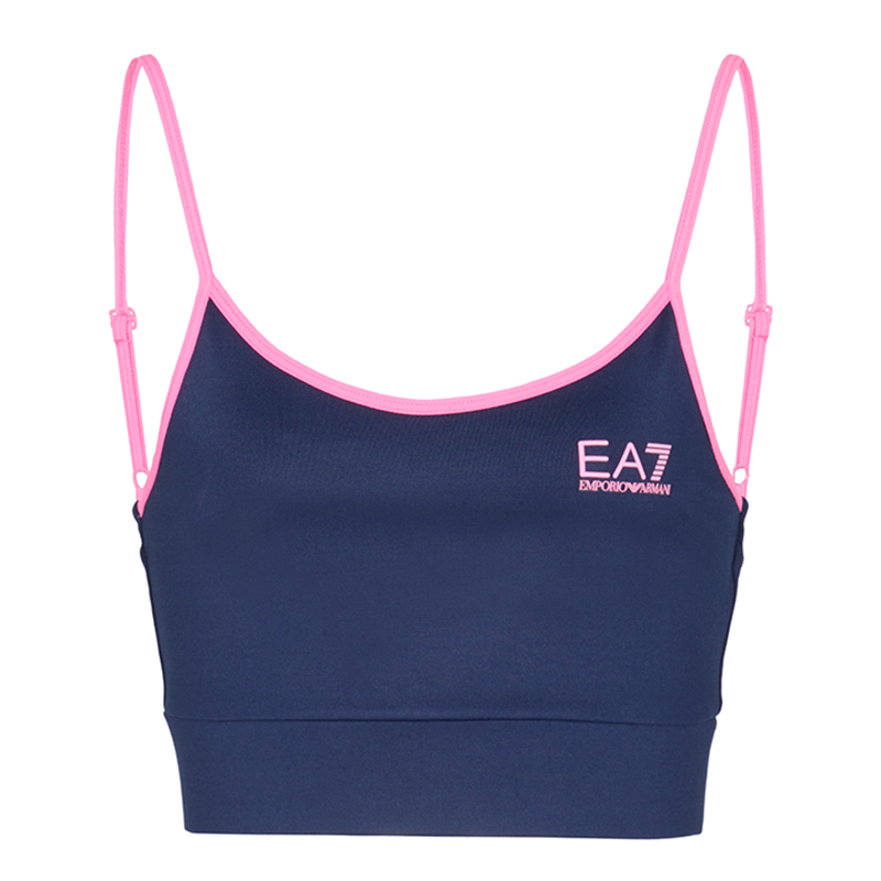 EA7 Woman Jersey Sport Bra - navy blue EA7 Woman Jersey Sport Bra - navy blue