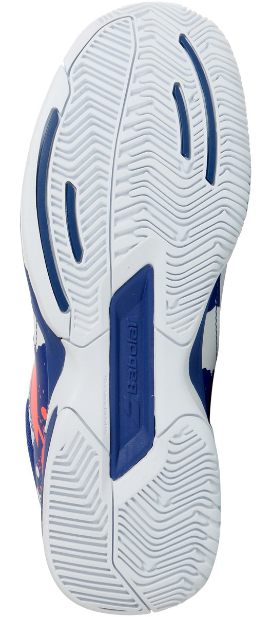 Babolat Pulsion All Court Junior - white/dazzling blue