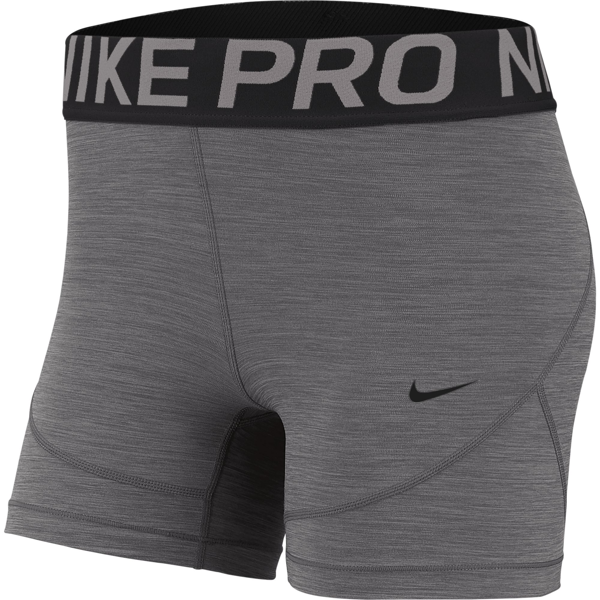 Nike Pro Short 5in - gunsmoke/heather/gunsmoke/black