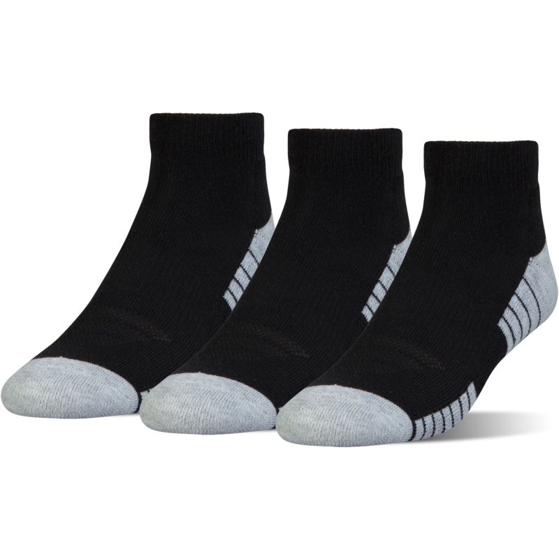 Under Armour UA HeatGear Low Cut Jr - 3 par/black