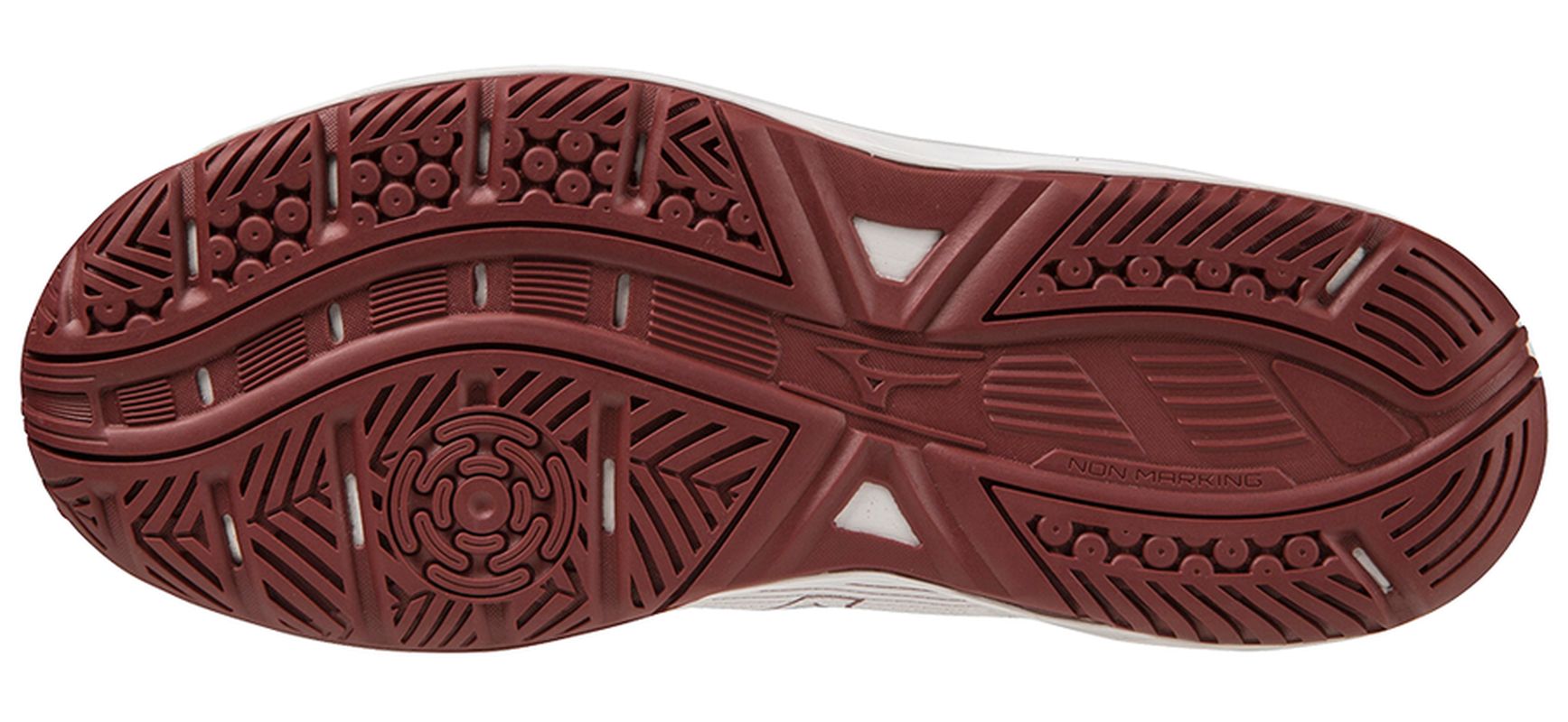 SH_V1GC238045_00 Mizuno Cyclone Speed 4 - white/cabermet/mp gold