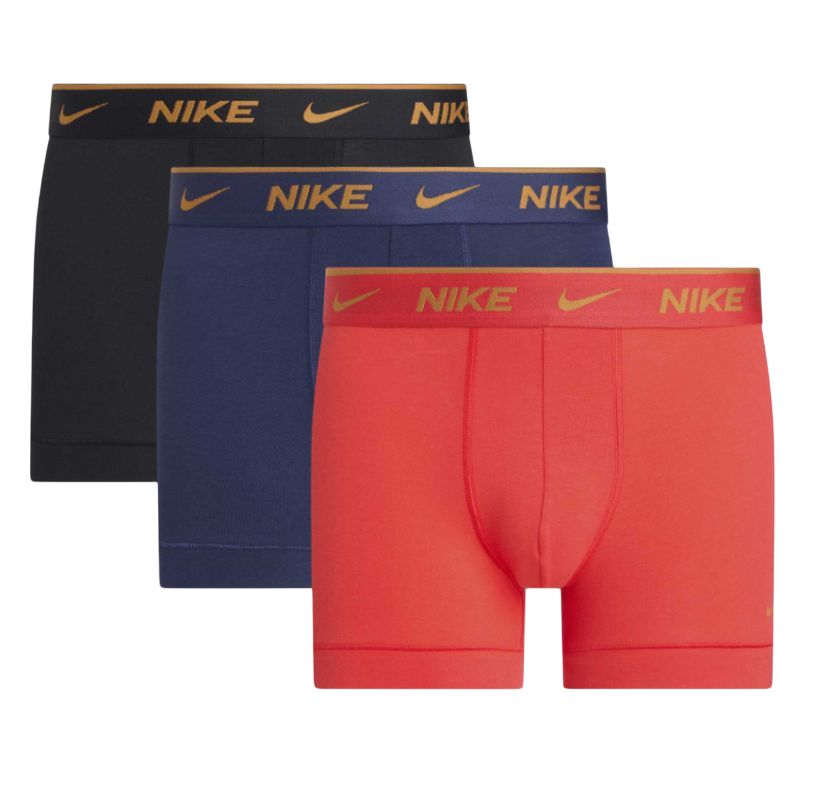 Nike Everyday Cotton Stretch 3P - light crimson/midnight navy/white