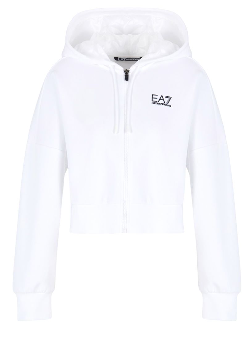 7W000207 EA7 Woman Jersey Sweatshirt - white