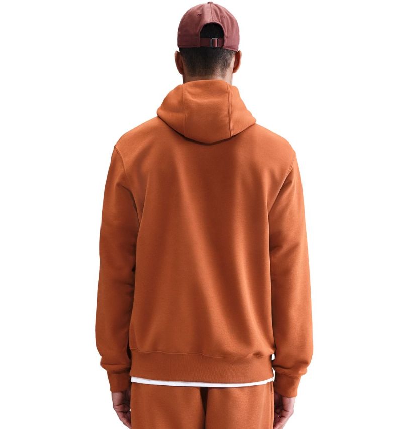 Nike Court Heritage French Terry Pullover - dark russet/cinnamon