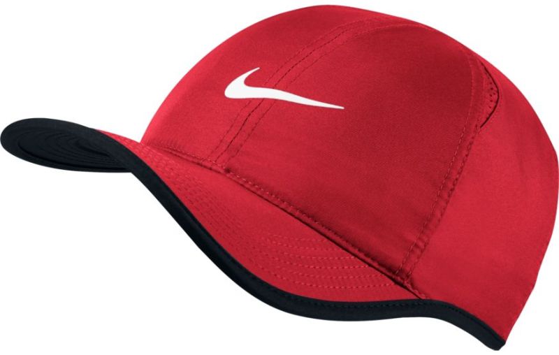 Nike U Aerobill Feather Light Cap - university red/black/white