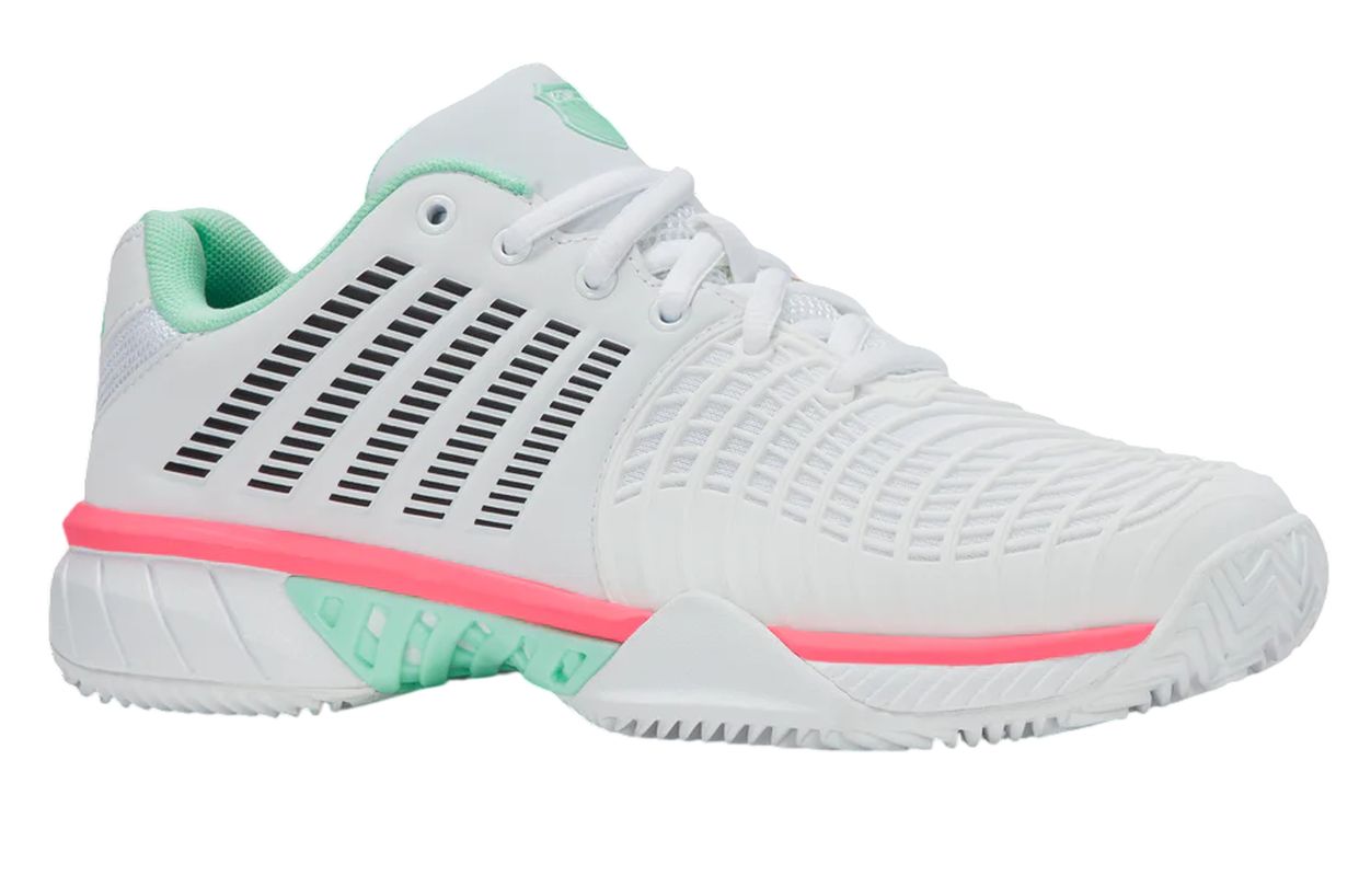 K-Swiss Express Light 3 Clay - white/neon mint/neon pastel pink
