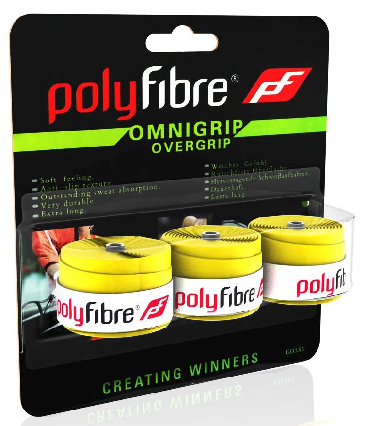 Polyfibre Omnigrip Overgrip 3P - yellow