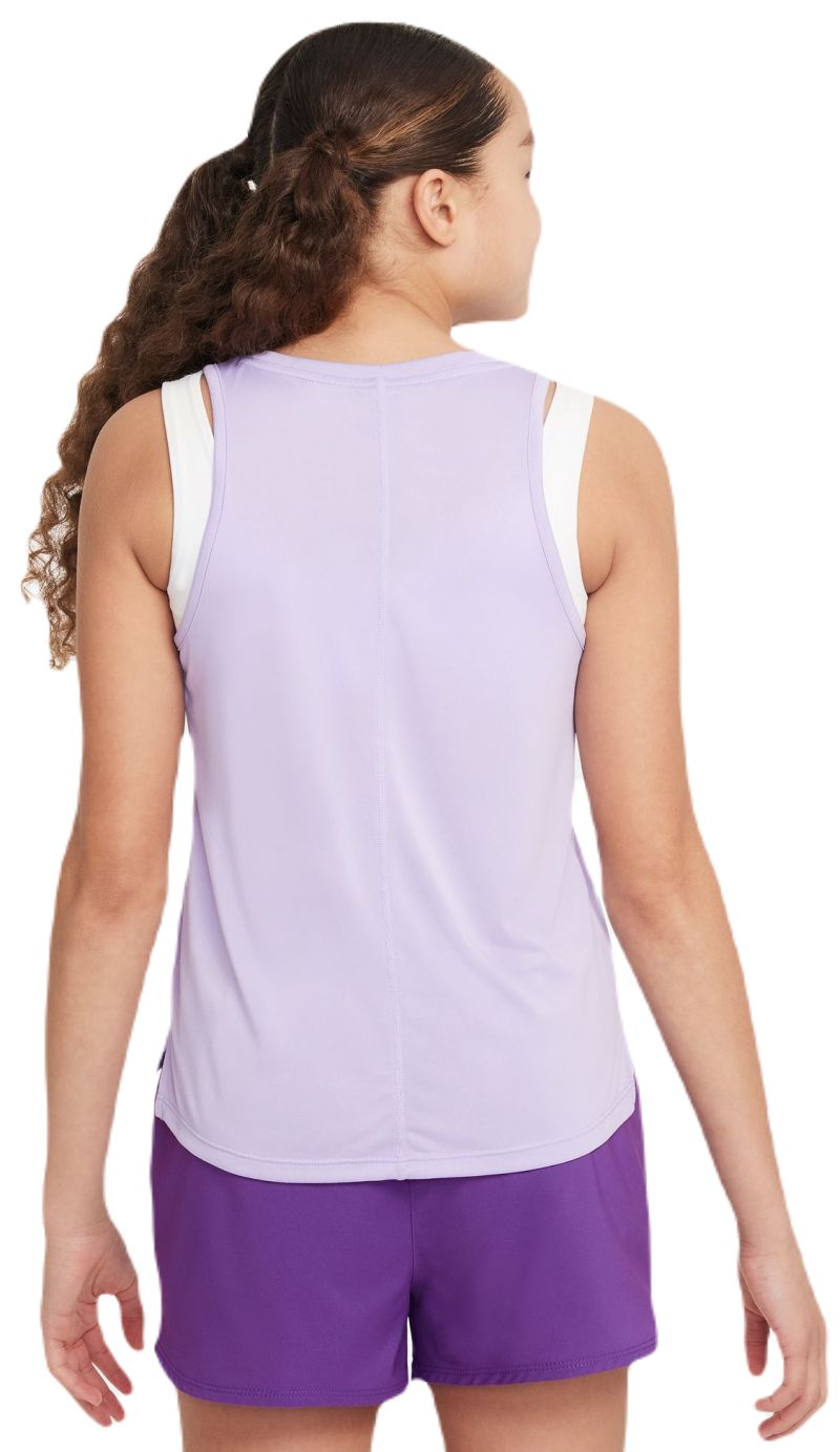 Nike Kids Dri-Fit One Training Tank - hydrangeas/white