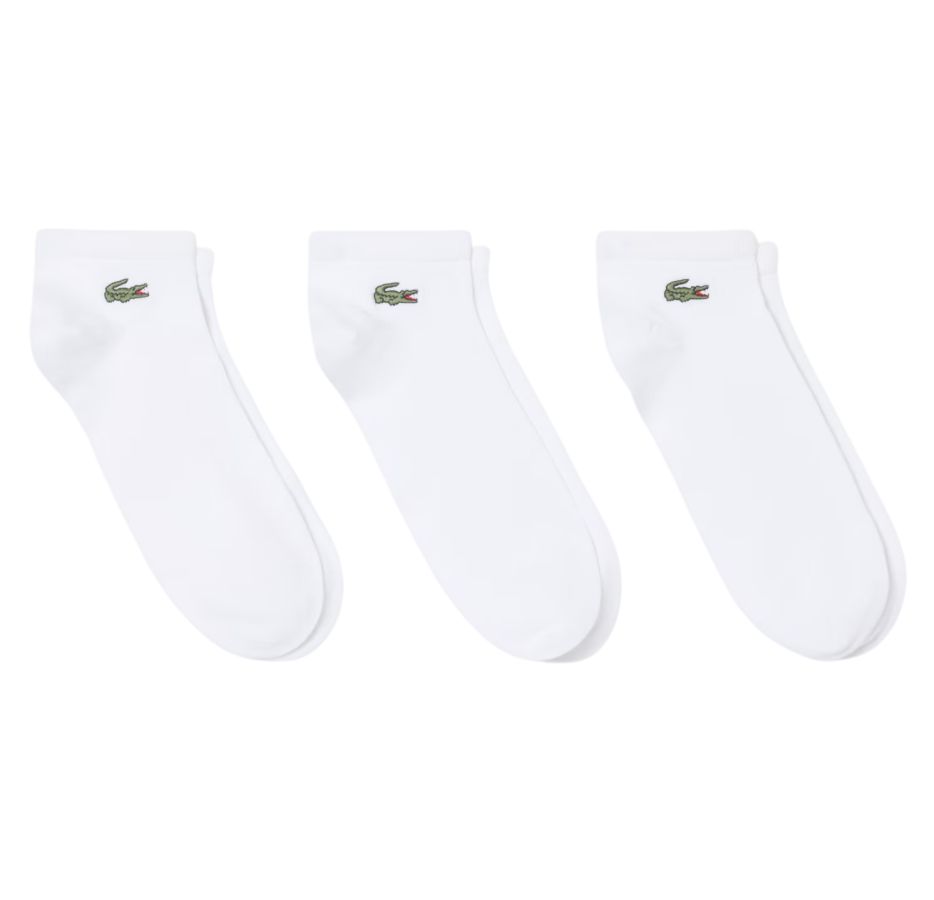 Skarpety Lacoste Low Cut 3P - white