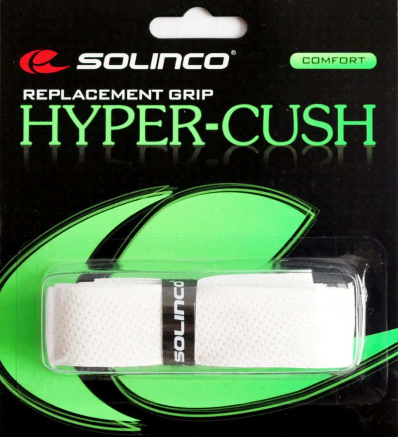 hypercrush-white Solinco Hyper-Cush Replacement Grip 1P - white