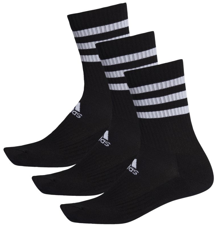 Adidas 3S Cushion Crew 3PP - Black/Black/Black
