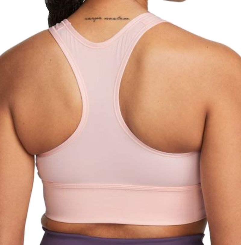 Nike Dri-Fit Swoosh Long Line Bra W - atmosphere/atmosphere/atmosphere/white