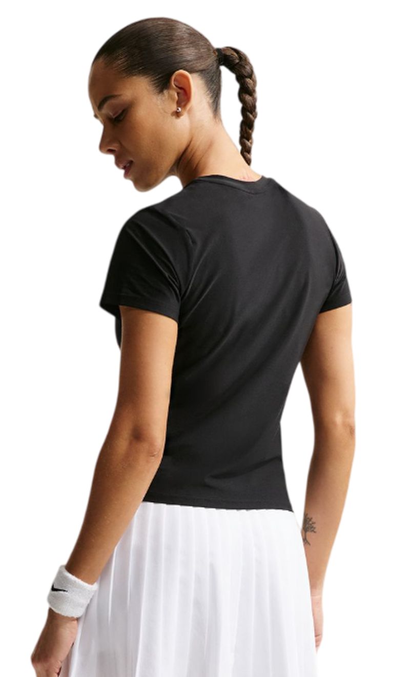 Nike Victory Dri-Fit Short Sleeve Tennis - black/white Nike Victory Dri-Fit Short Sleeve Tennis - black/white
