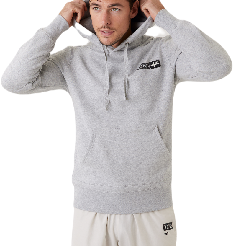 Björn Borg Sthlm Hoodie - light gray melange Björn Borg Sthlm Hoodie - light gray melange
