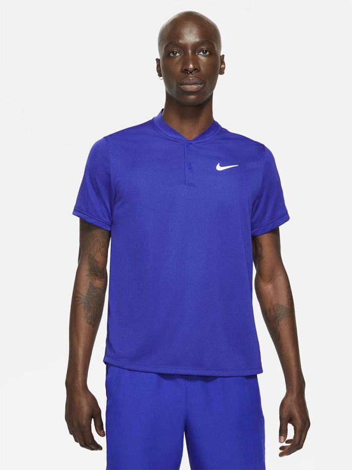 Nike Court Dri-Fit Polo Blade - concord/white