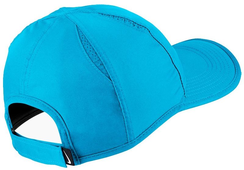 Nike U Aerobill Feather Light Cap - equator blue/black/equator blue/white