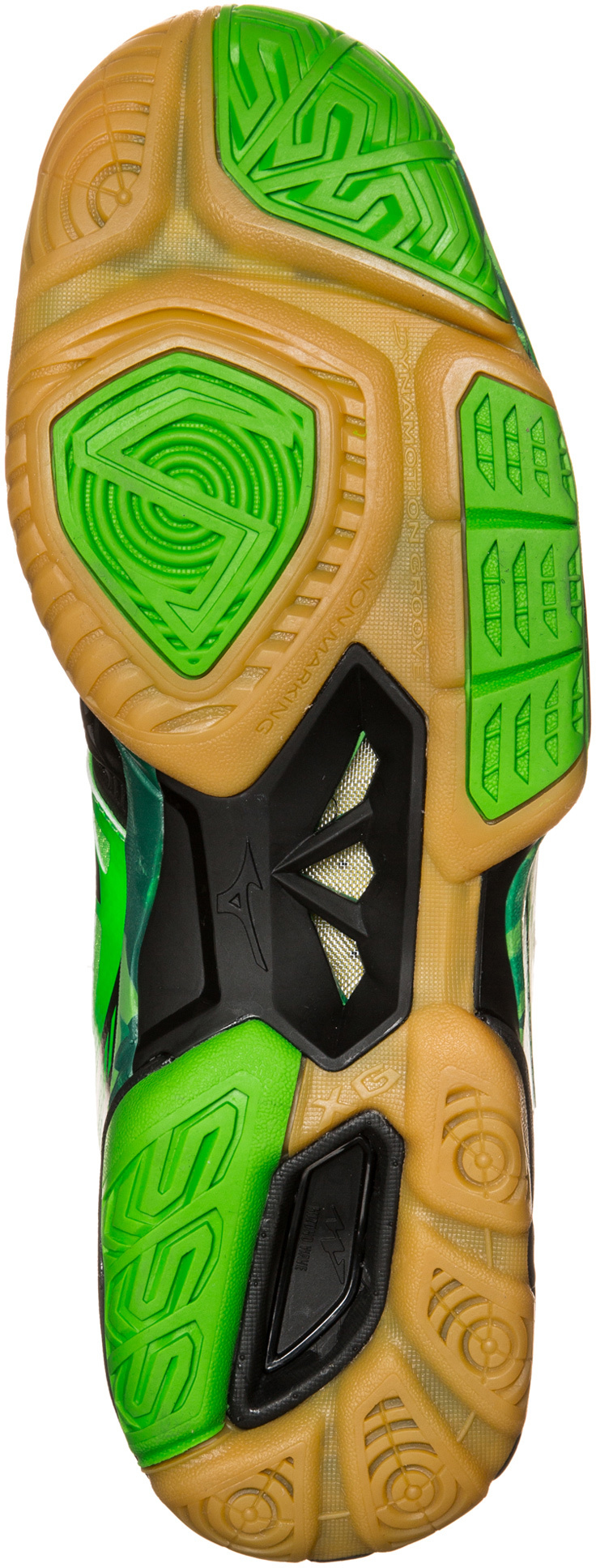 mizuno-wave-stealth-3-lime-white-black-3 Mizuno Wave Stealth 3 - lime/white/black