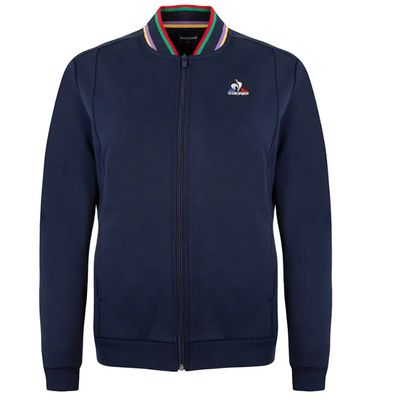 Le Coq Sportif Saison FZ Sweat Bomber No.1 W - bleu nuit Le Coq Sportif Saison FZ Sweat Bomber No.1 W - bleu nuit