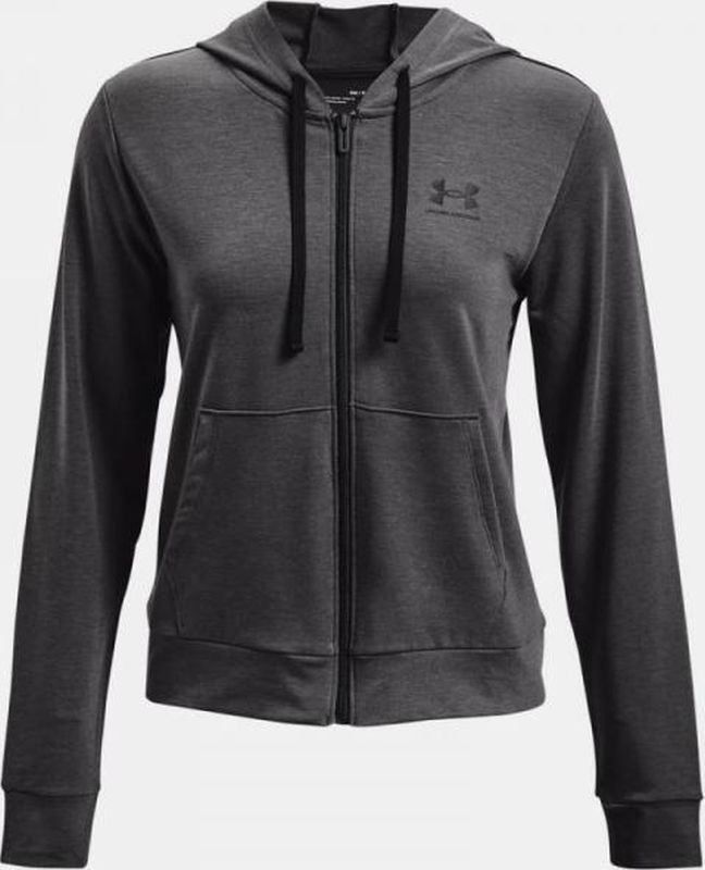Under Armour Women's UA Rival Terry Full-Zip Hoodie - jet gray/black