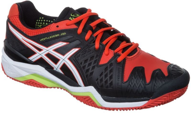 asics-gel-resolution-6-clay-black-white-orange Asics Gel-Resolution 6 Clay - black/white/orange