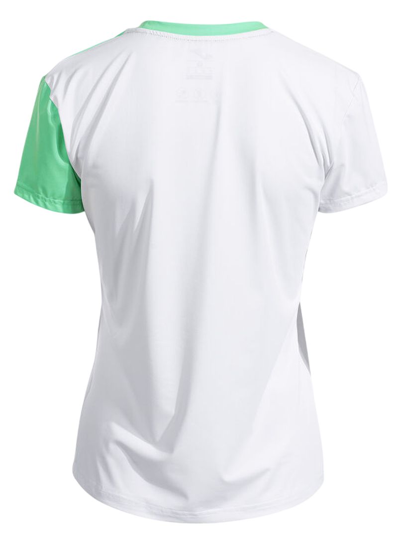 Joma Smash Short Sleeve - white/green Joma Smash Short Sleeve - white/green