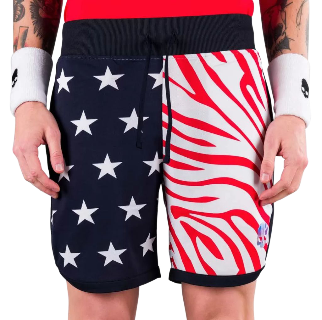 Hydrogen Star Shorts Man - blue navy/red Hydrogen Star Shorts Man - blue navy/red