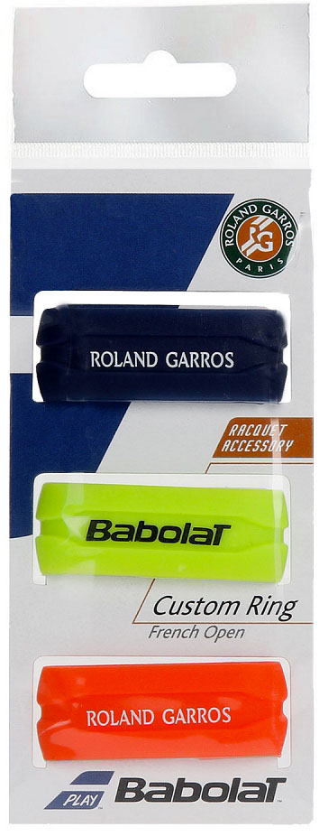 Babolat Custom Ring Roland Garros 3P - blue/yellow/fluored