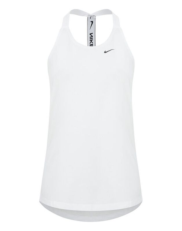 Nike Dry Essential Elastika Tank W - white/black