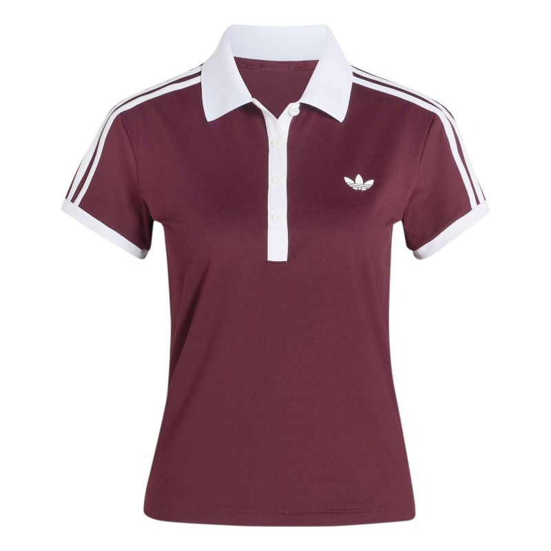 Damskie polo Adidas Tennis Classics - maroon
