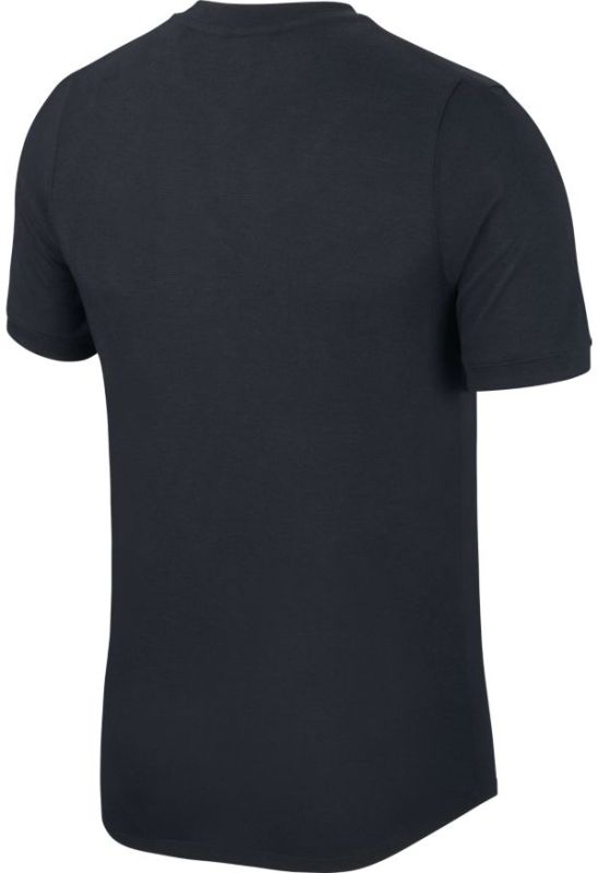 Nike Court Dry Challenger Top SS - black/white