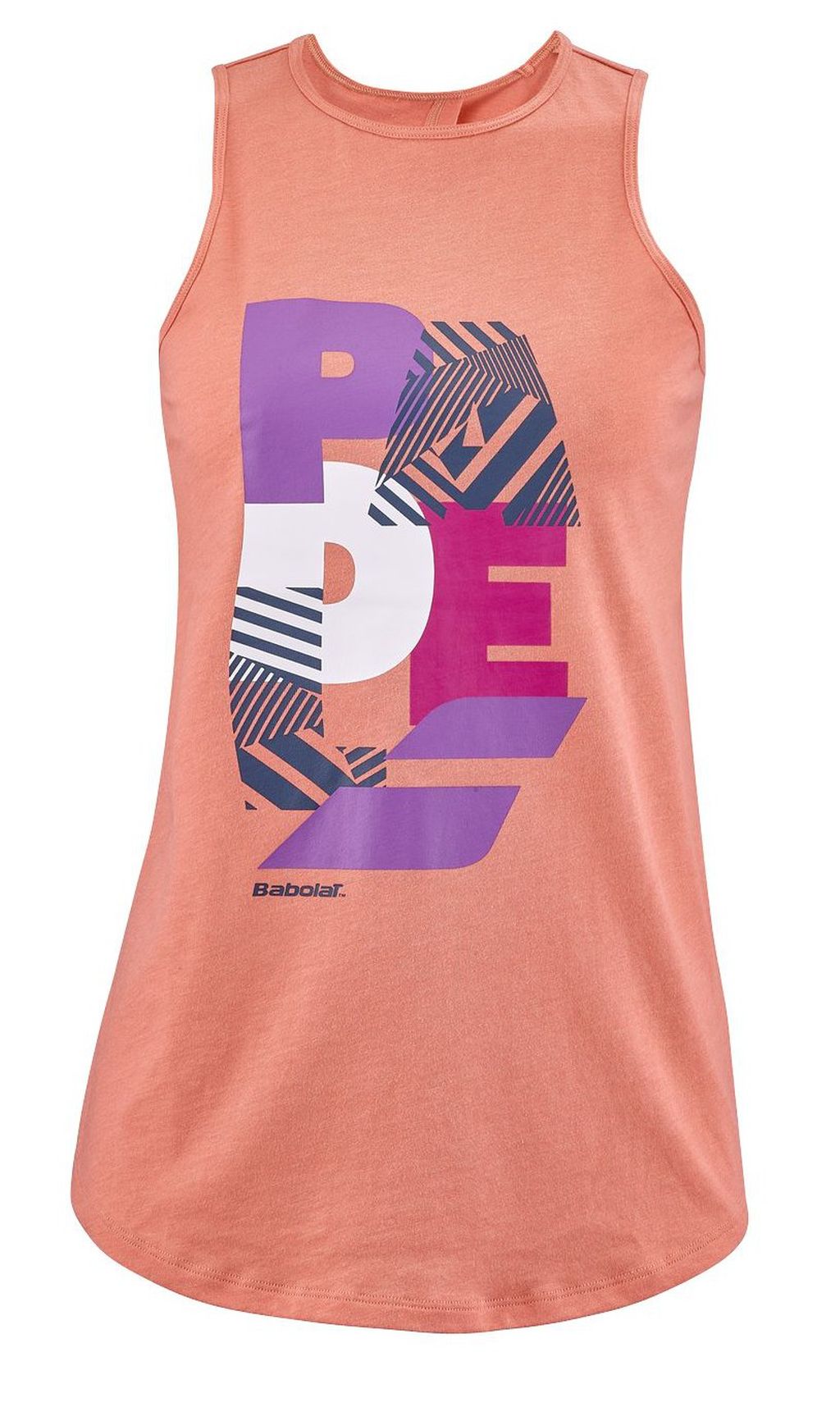 Babolat Padel Cotton Tank Women - living coral heather