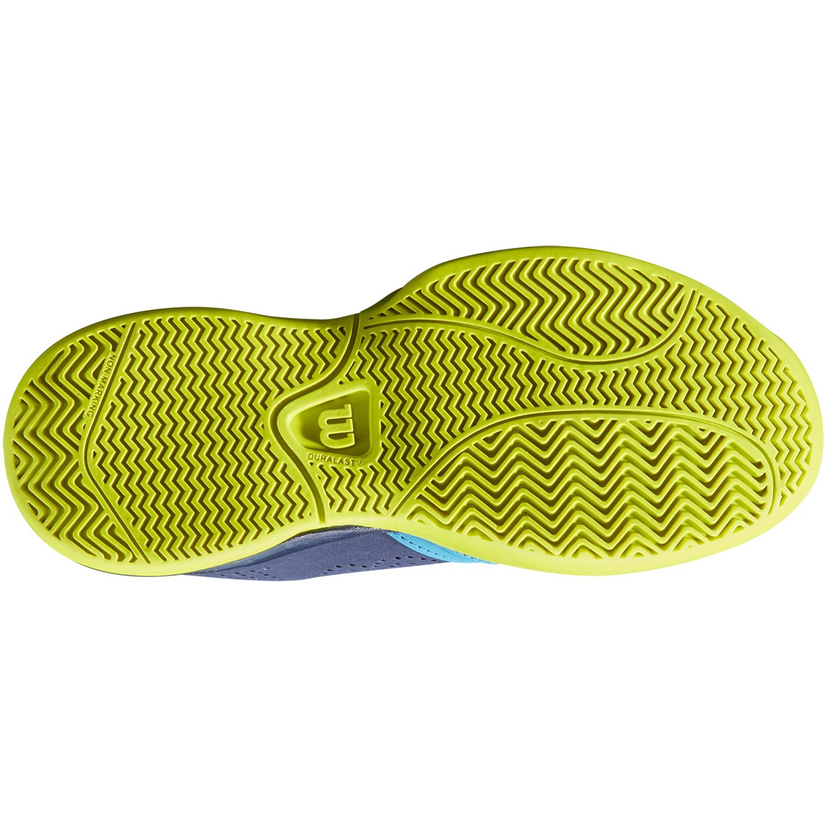 Wilson Kaos K Junior - barrier reef/navy blazer/lime