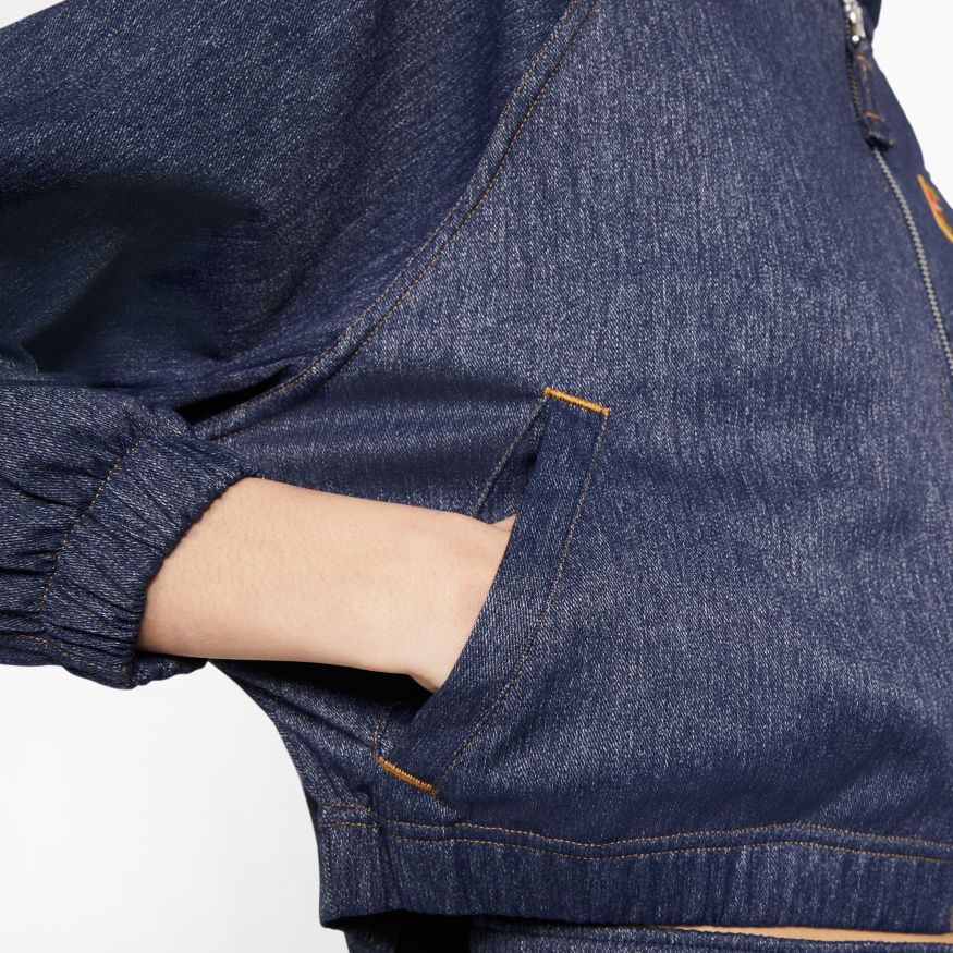 Nike Court Jacket PS NT W - obsidian/silver/wheat
