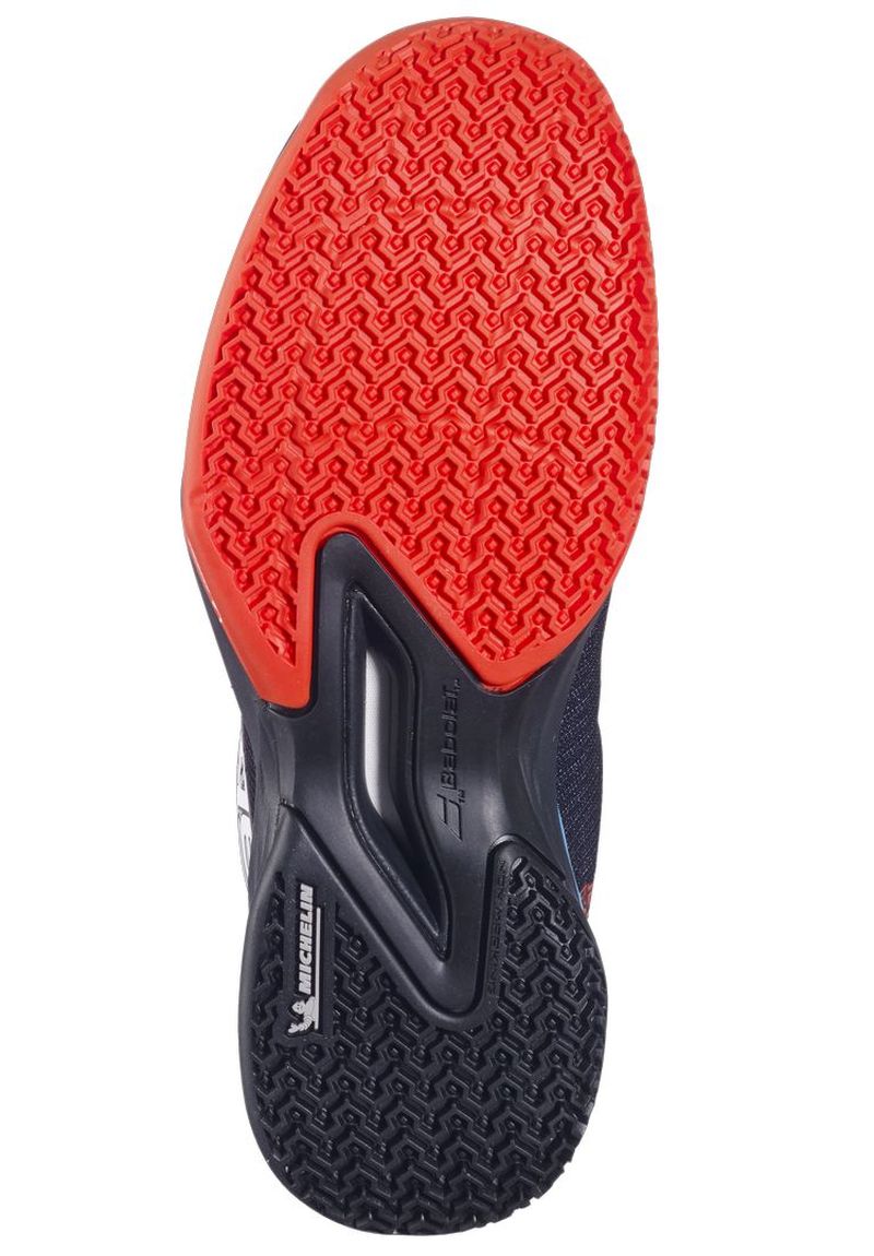 Babolat Jet Premura 2 Junior - black/tomato red