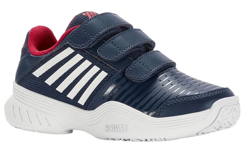K-Swiss Court Express Strap Omni - blue opal/white/lollipop