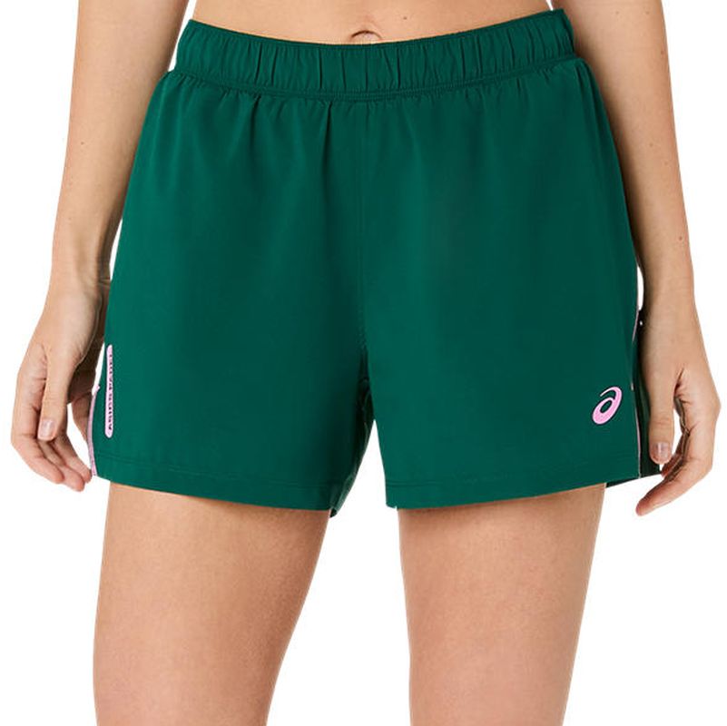 Damskie spodenki tenisowe Asics Padel Court 2in1 Short - jewel green