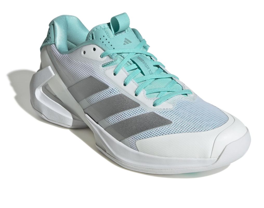 Adidas Adizero Ubersonic 5 W NM - cloud white/silver metallic/mint ton
