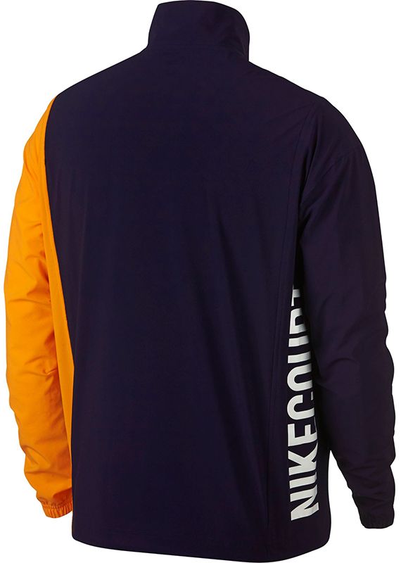 Nike Court Stadium Jacket - blackened blue/orange peel