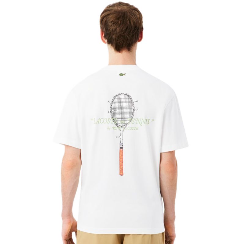 Lacoste Embroidered Cotton - white Lacoste Embroidered Cotton - white