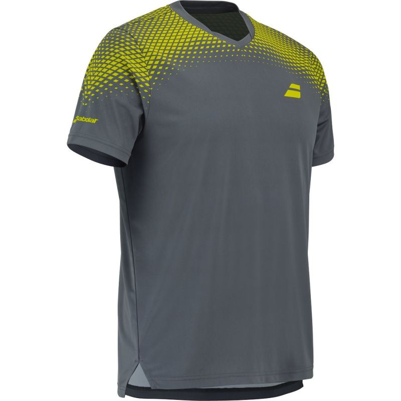 Babolat Aero Crew Neck Tee - grey/aero