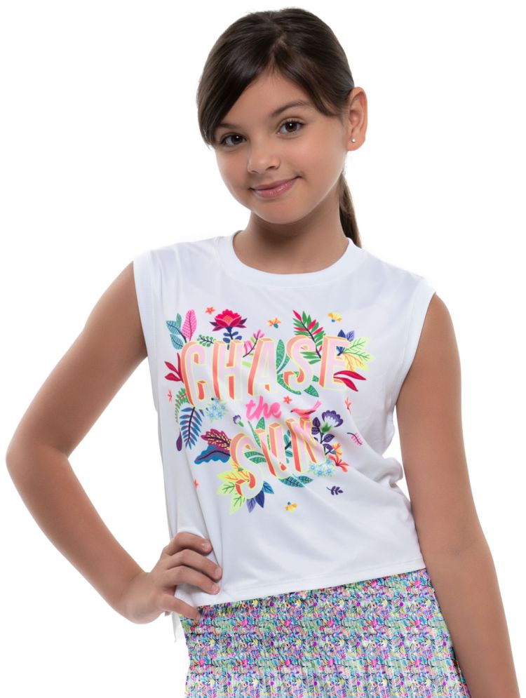Lucky in Love Novelty Print Sun Chaser Tank Girls - multi