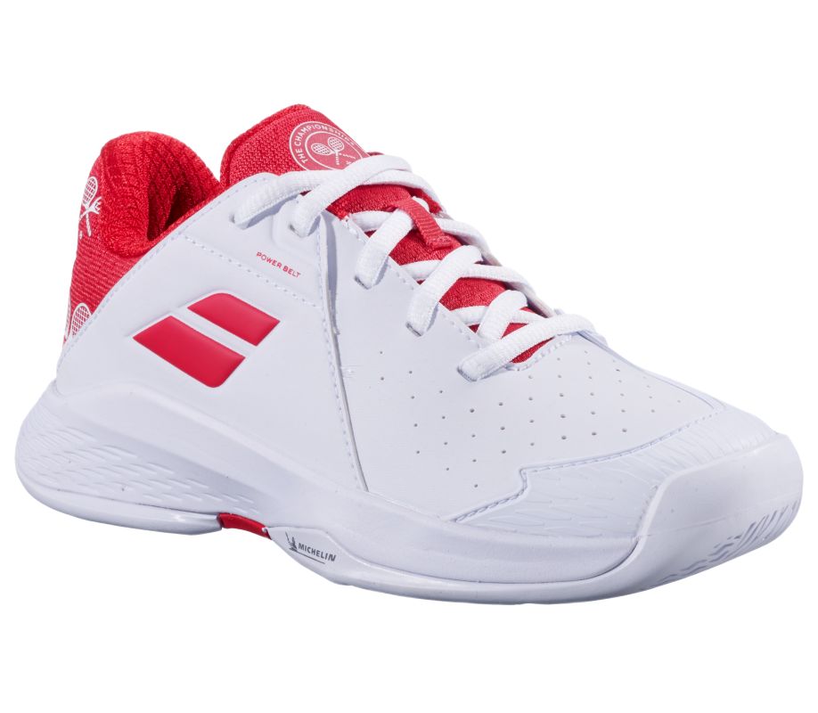 Babolat Propulse Junior 3 Wimbledon All Court - white/red Babolat Propulse Junior 3 Wimbledon All Court - white/red