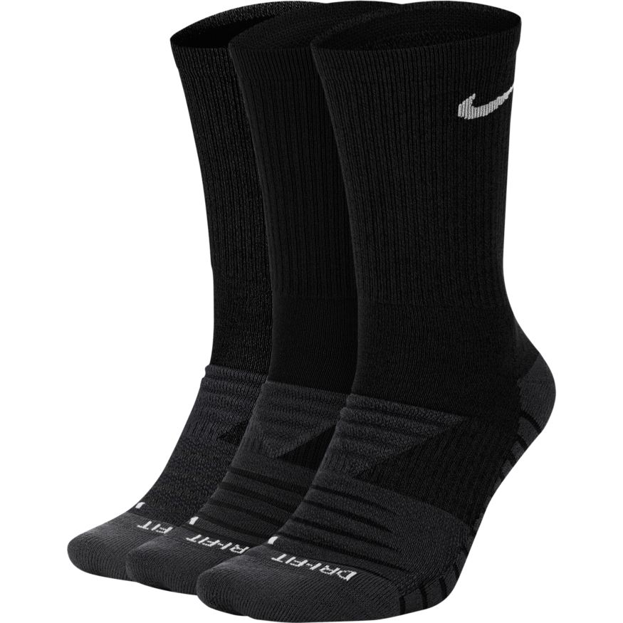 Nike Dry Cushioned Crew - 3 pary/black