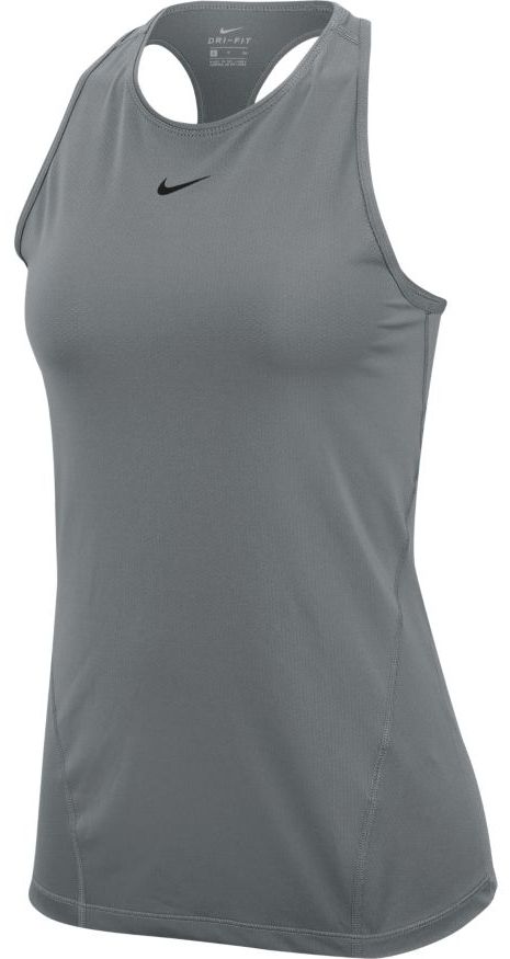 Nike Pro Tank All Over Mesh - smoke grey/black