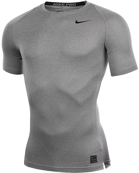 Nike Cool Comp SS - dark grey heather