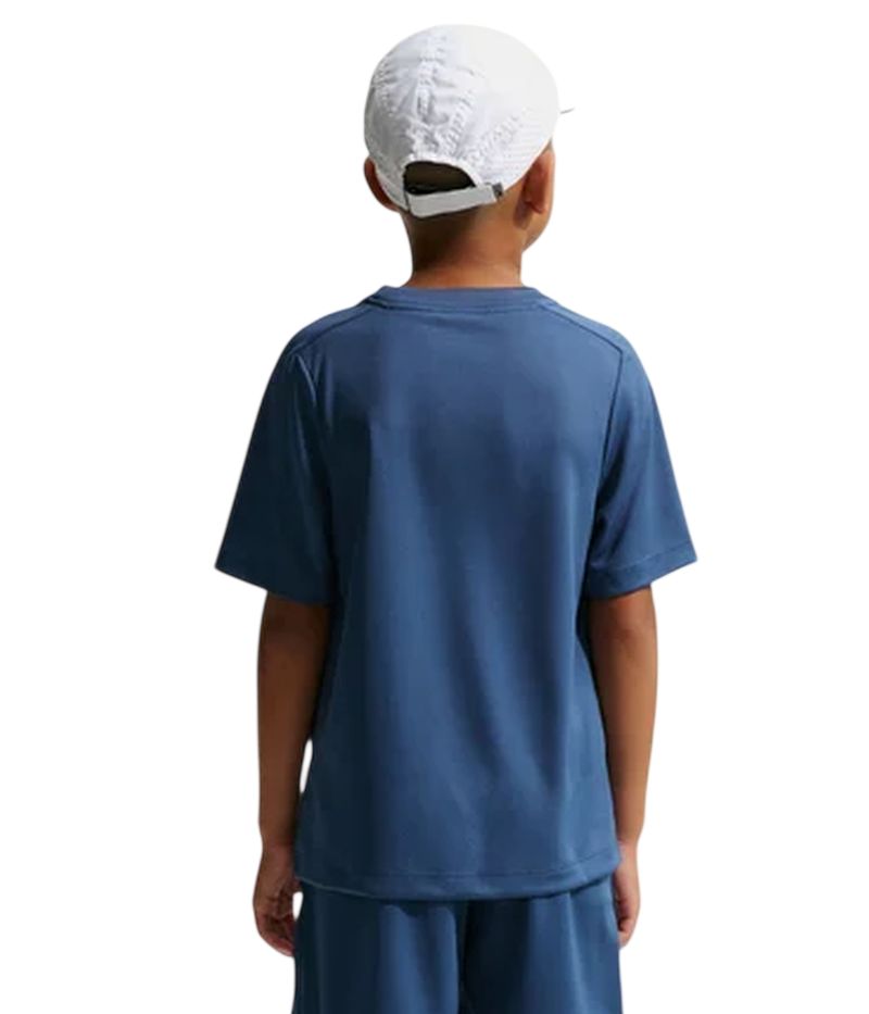 Nike Boys Dri-FIT Multi Short Sleeve - mystic navy/white