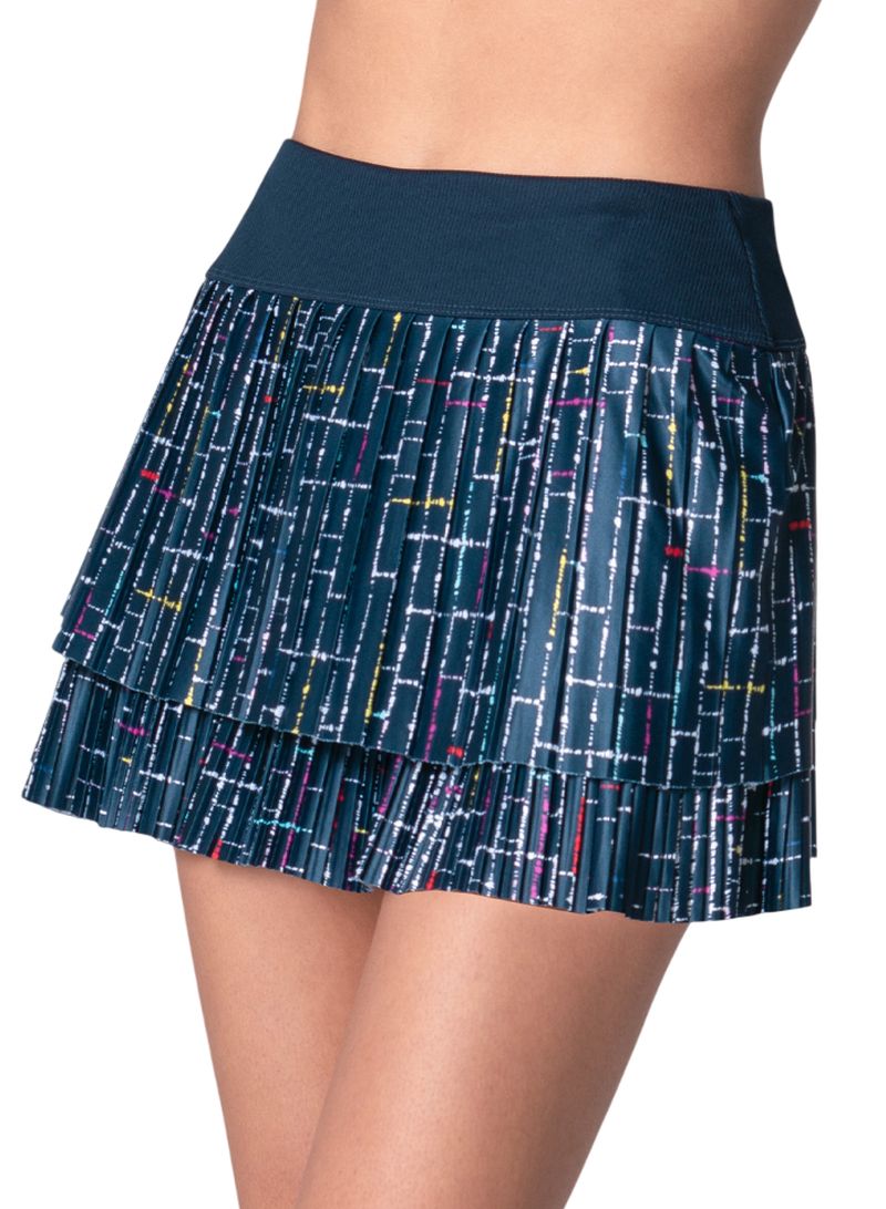 Lucky in Love Lovin' Boucle Pleated - midnight 