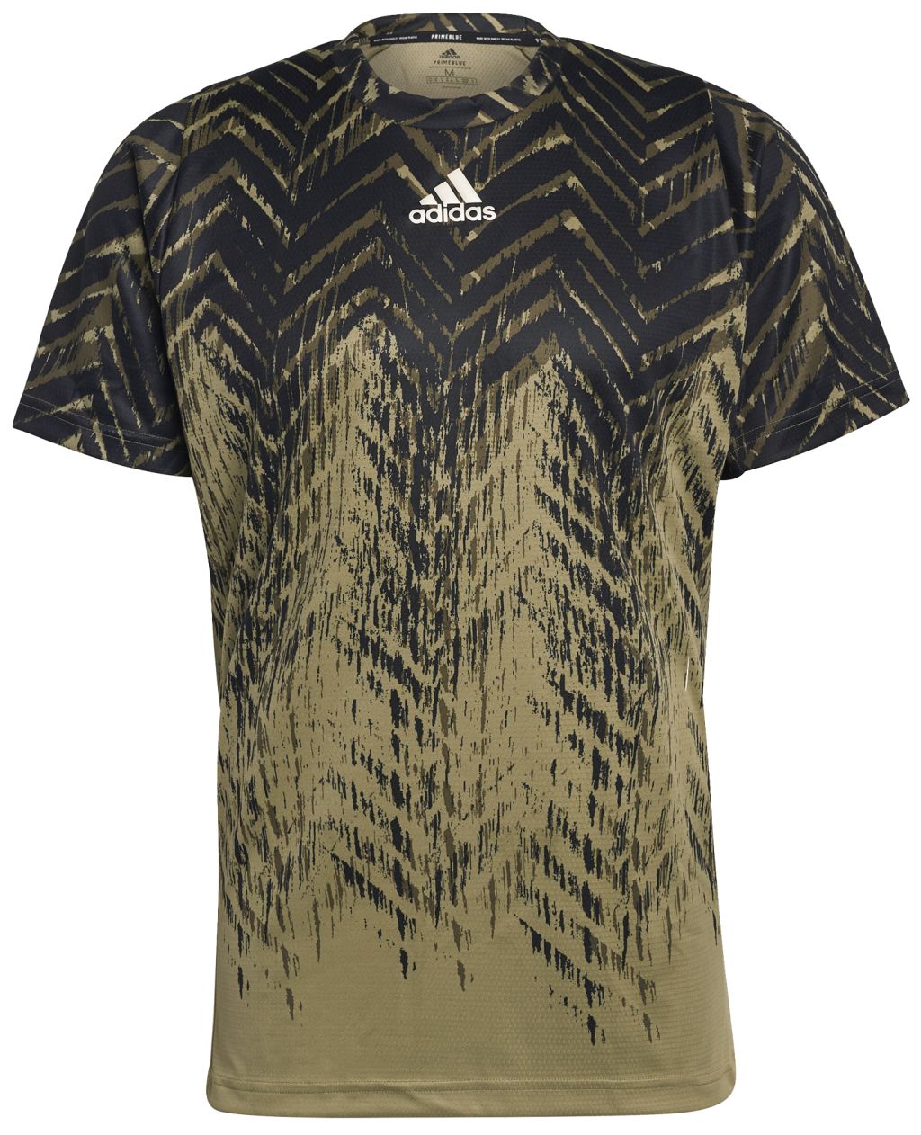 Adidas Tennis Freelift Printed T-Shirt Primeblue M - orbit green