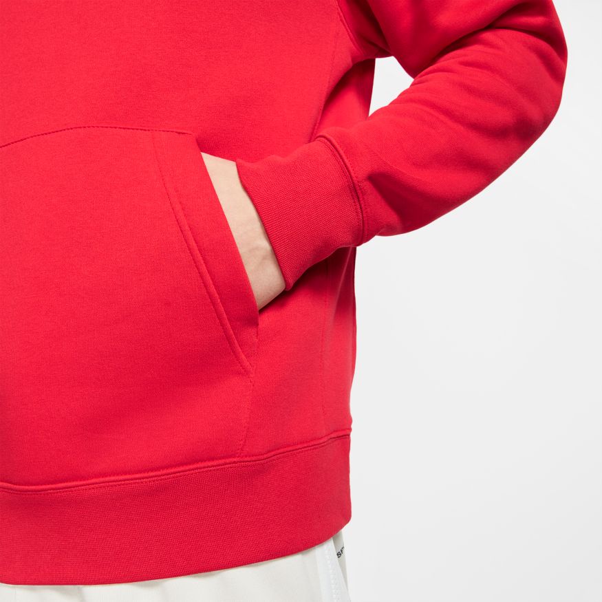 Nike Sportswear Club Hoodie PO BB - university red/university red/white